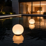 Lunar Acrylic LED Landscape Light – Modern Outdoor Garden Sphere