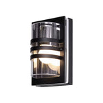 Modern Outdoor Wall Sconce with Warm LED Light – Waterproof Stainless Steel