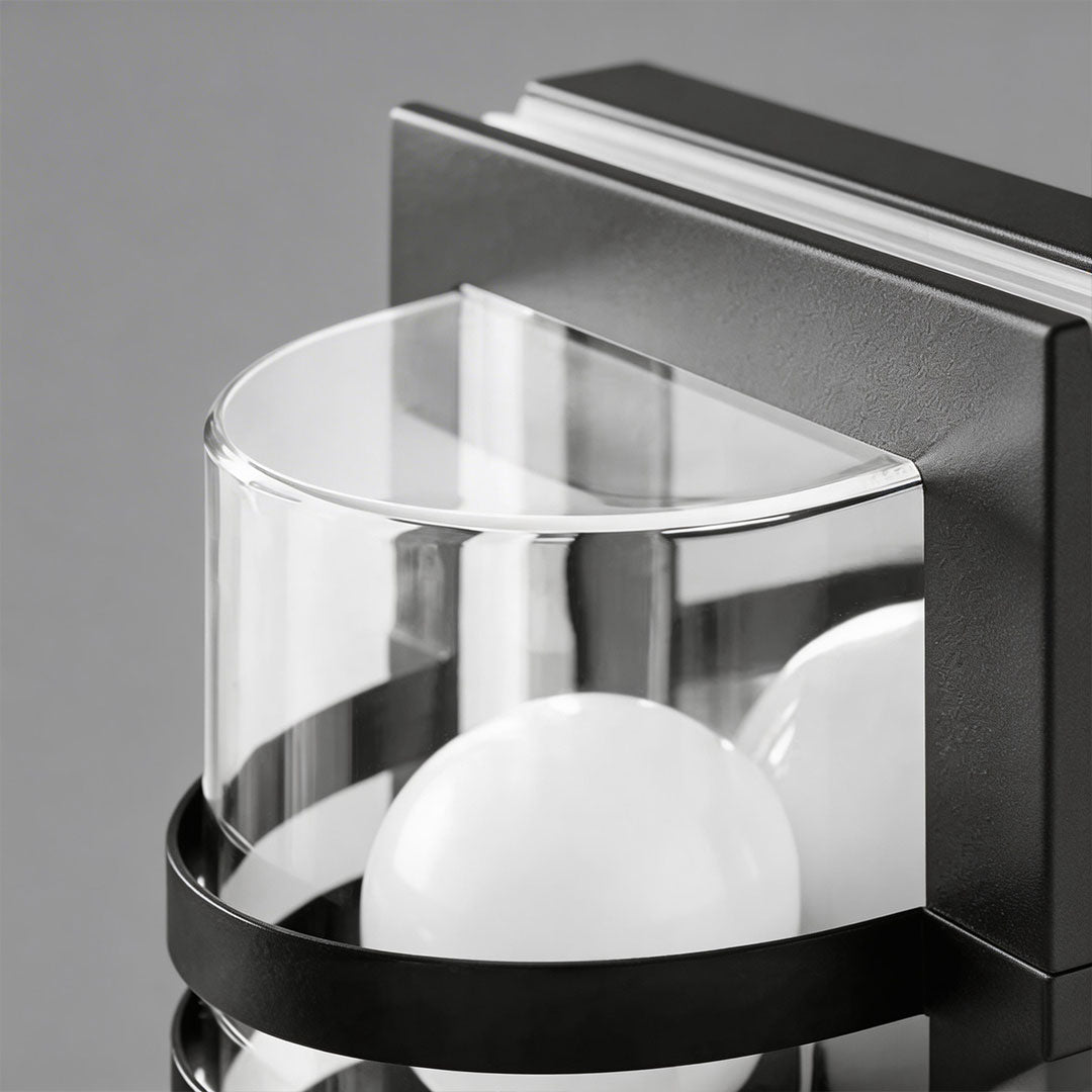 Modern Outdoor Wall Sconce with Warm LED Light – Waterproof Stainless Steel
