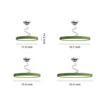 Twisted Full-Spectrum LED Semi Flush Mount Ceiling Light in Modern Finishes