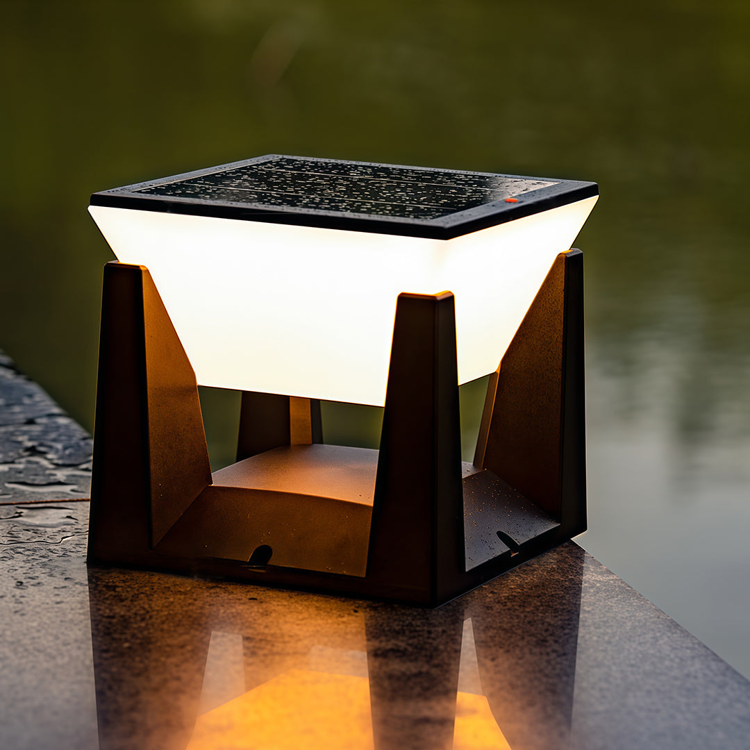 Solar-Powered LED Bollard Light for Modern Landscape Illumination