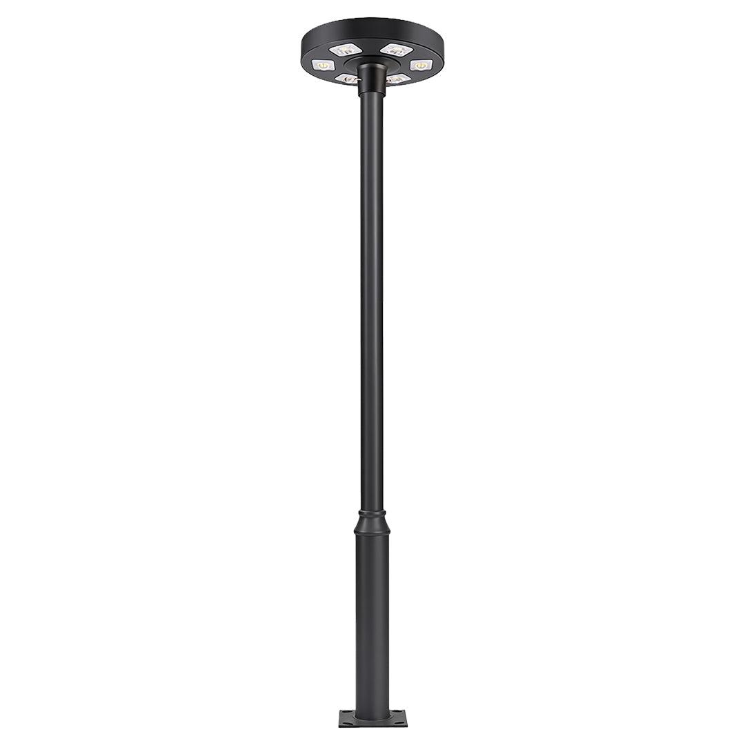 Solar LED High Pole Light for Outdoor Garden and Pathway Illumination