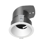 Architectural LED Recessed Spotlight with Full-Spectrum COB, Anti-Glare Deep Baffle, Adjustable 30°