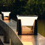 Solar-Powered LED Bollard Light for Modern Landscape Illumination