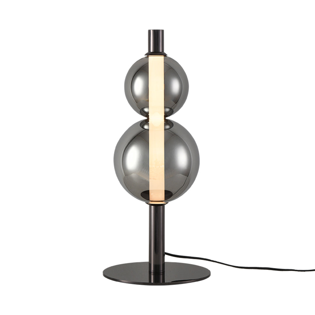 Artisan Table Lamp with Full Spectrum LED and Glass Shade