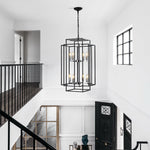 Industrial Vintage Iron Pendant Light with Adjustable Chain