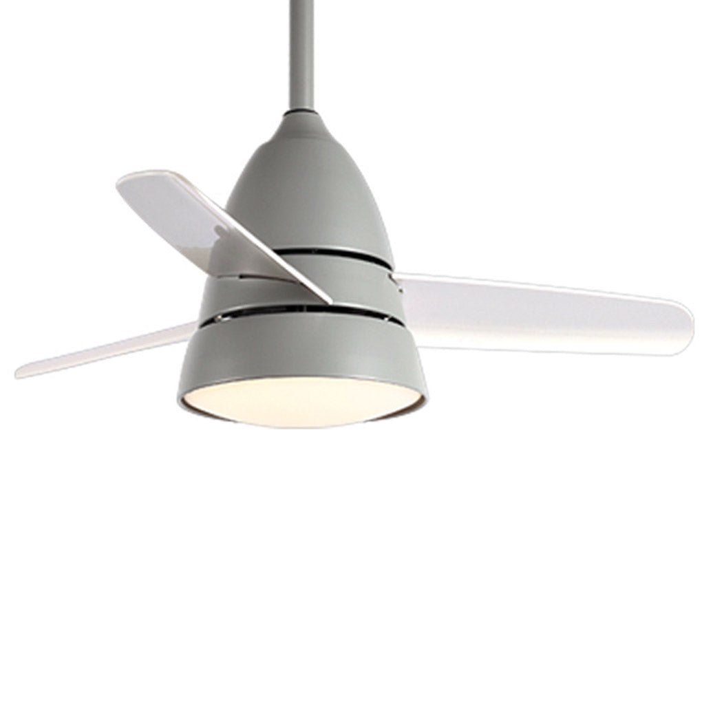 Modern Upgrade 3 Color Adjustable Light Ceiling Fan Ultra Silent For Kids Room