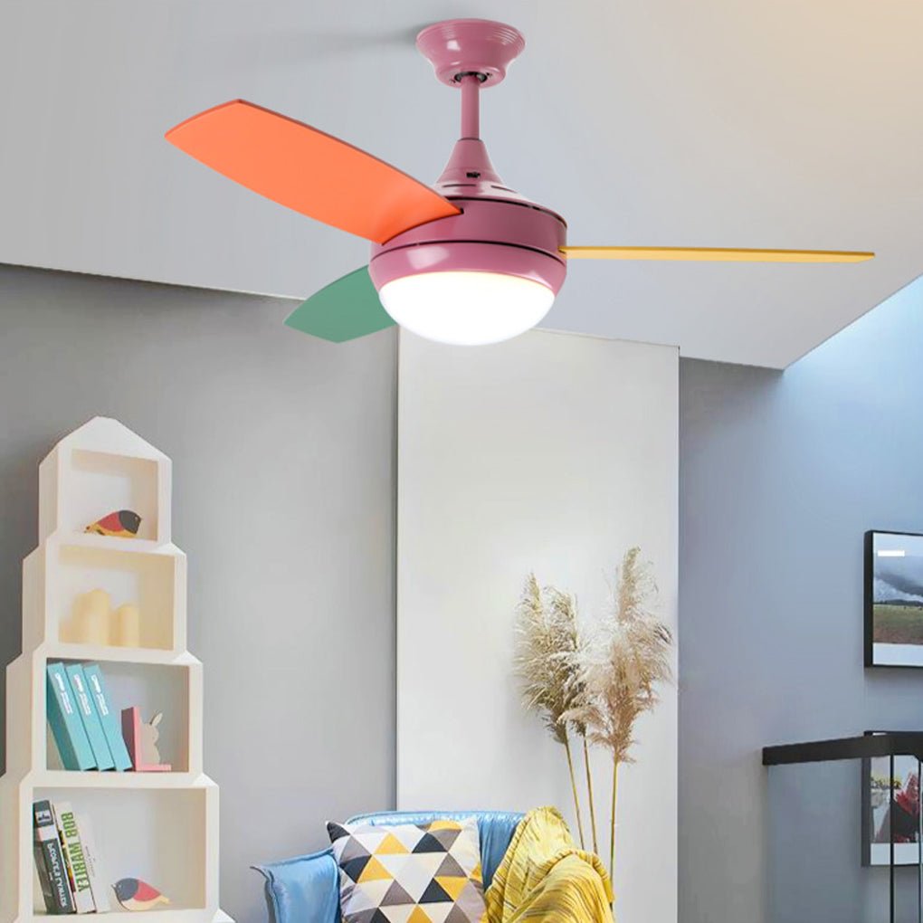 Modern Variable Frequency 6 Gear Wind Speed Ultra Silent Kids Ceiling Fan