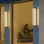 Modern Outdoor Wall Sconce – Minimalist Vertical LED Garden Light