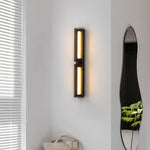 Modular Linear LED Wall Sconce in Matte Black