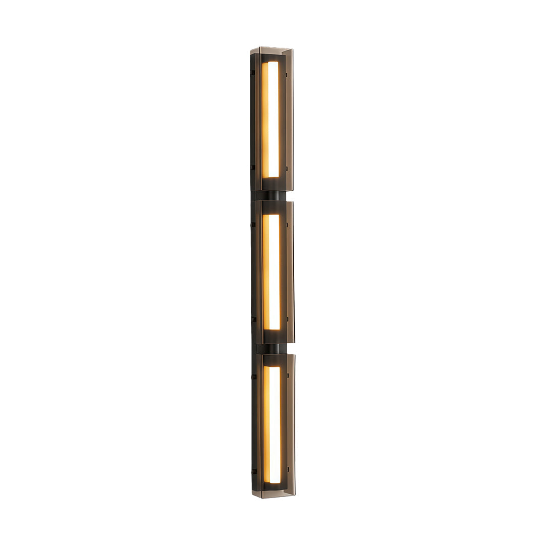 Modular Linear LED Wall Sconce in Matte Black