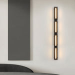 Modular Linear LED Wall Sconce in Matte Black