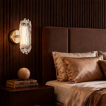 Lumina Gold Minimalist LED Wall Sconce with Acrylic Shade