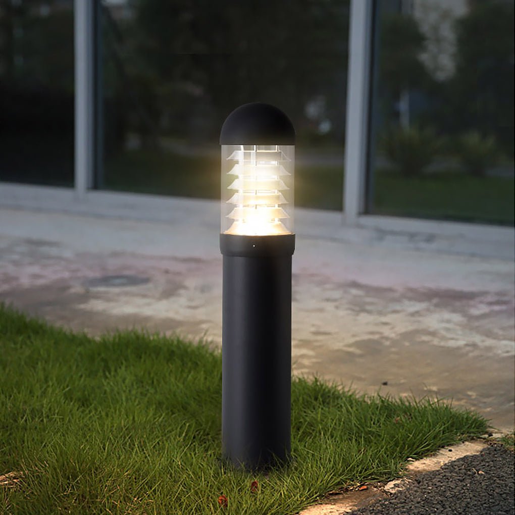 Aluminum Outdoor Pathway Bollard Light for Villa Garden, IP54 Waterproof