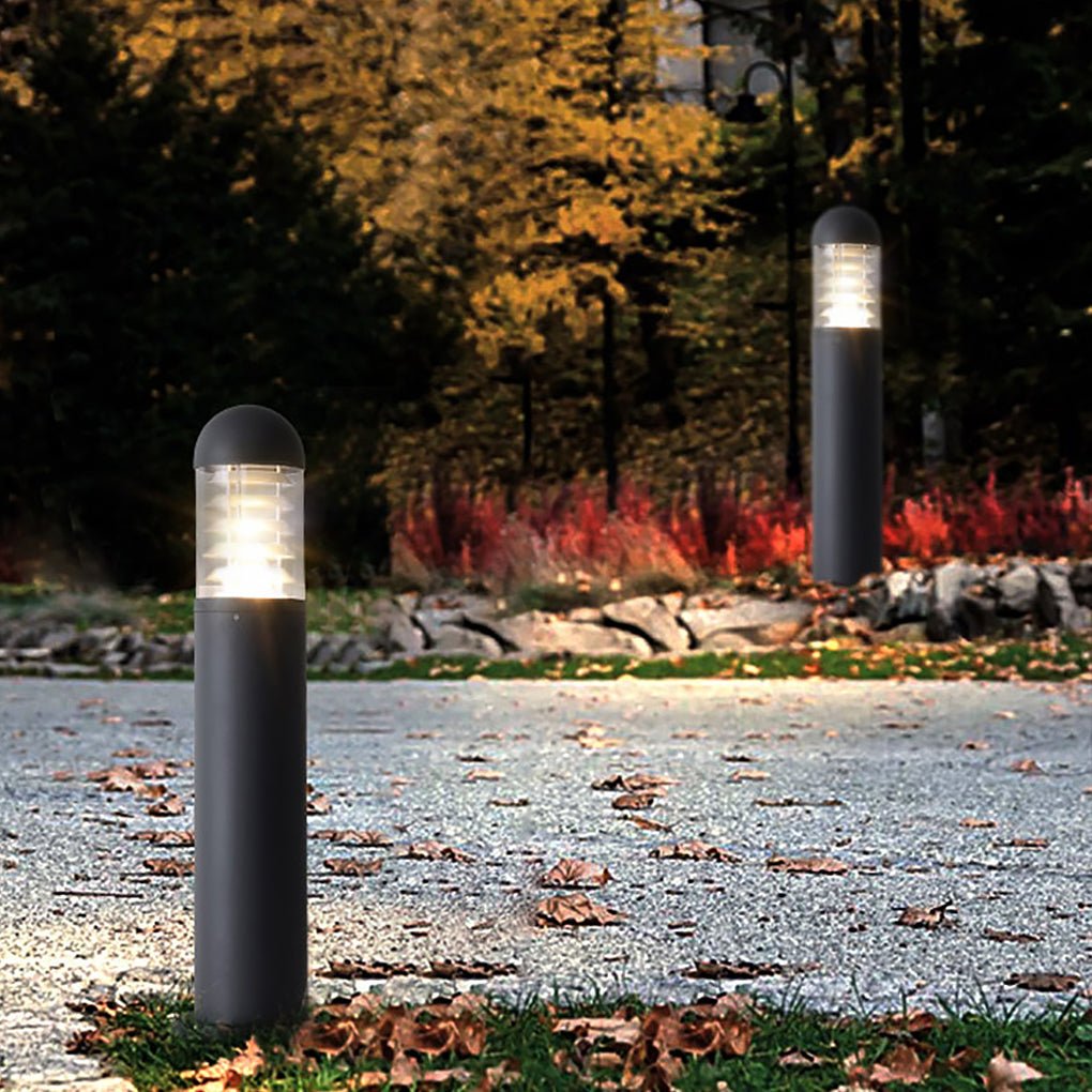 Aluminum Outdoor Pathway Bollard Light for Villa Garden, IP54 Waterproof