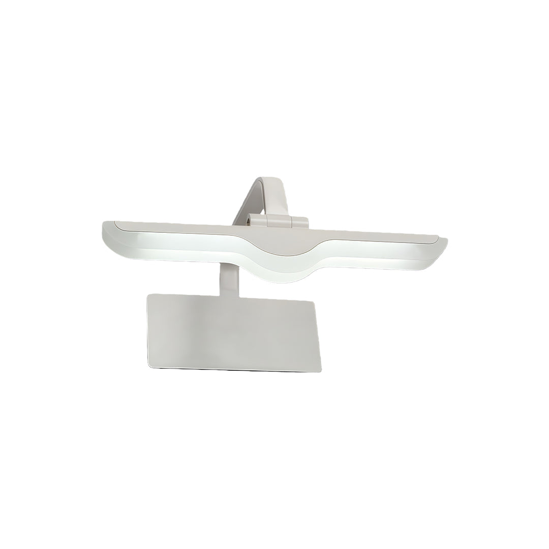 Lumen White LED Vanity Light Bar with Adjustable Heads for Modern Bathrooms