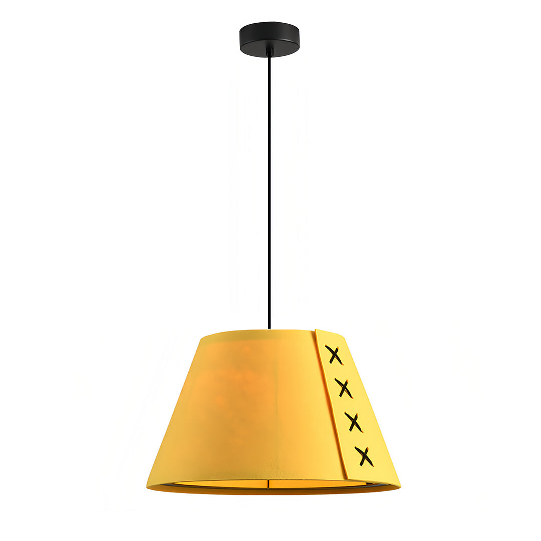 Blue Felt Pendant Light with Acoustic Design for Modern Interiors