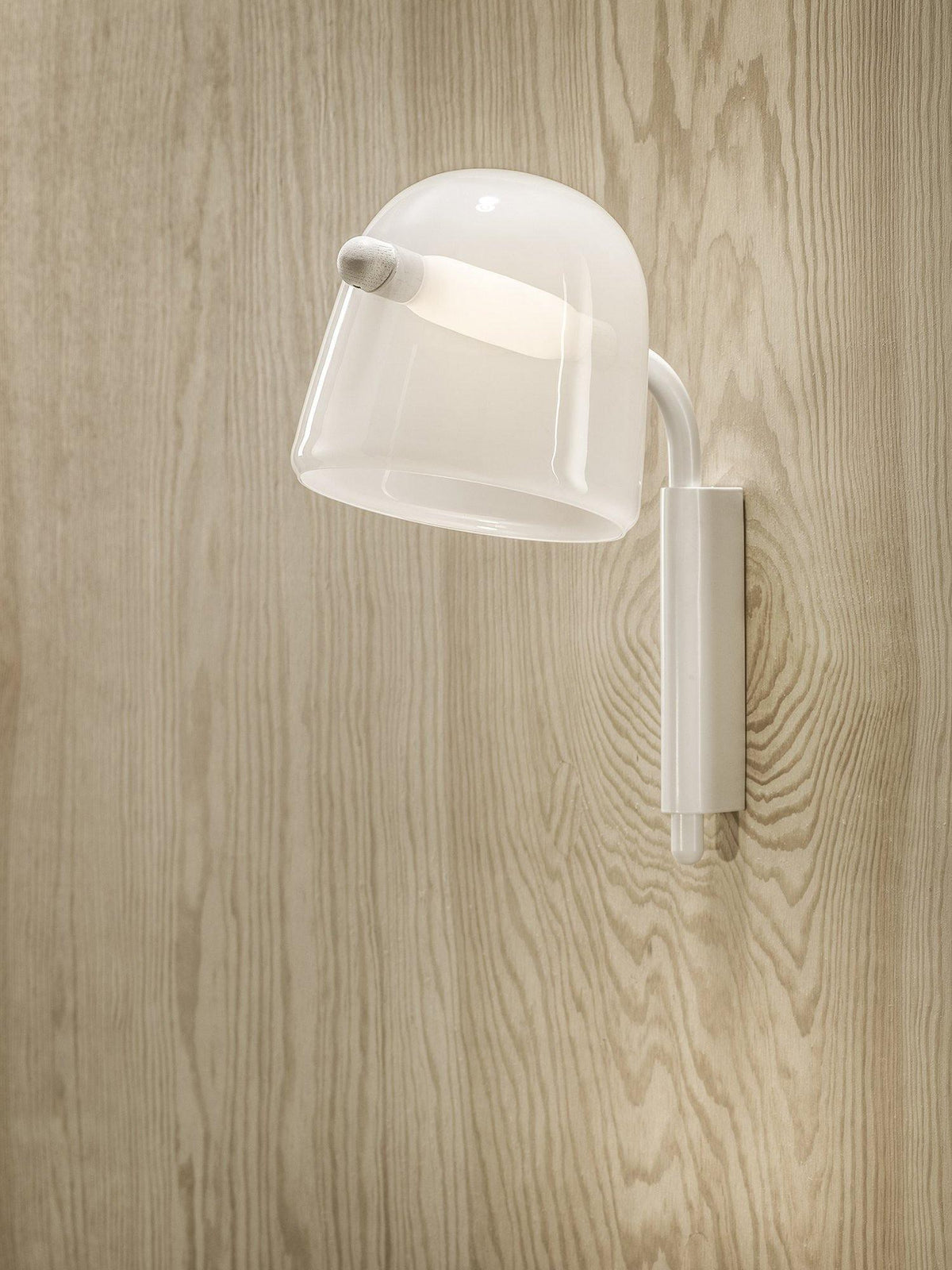 Penumbra Wall Sconce in Handblown Glass with Integrated LED