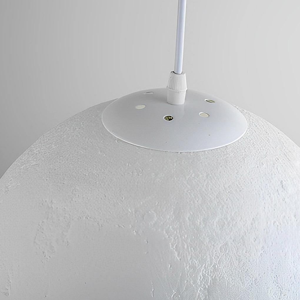 Lunar Sphere Pendant Light — Modern Moon-Inspired Ceiling Lamp