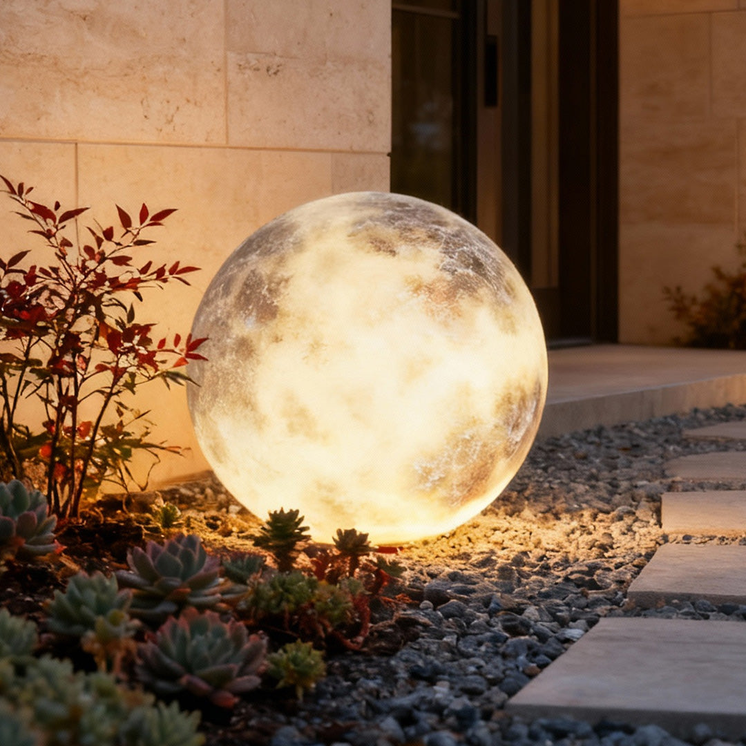Lunar Glow Waterproof LED Landscape Light for Modern Gardens