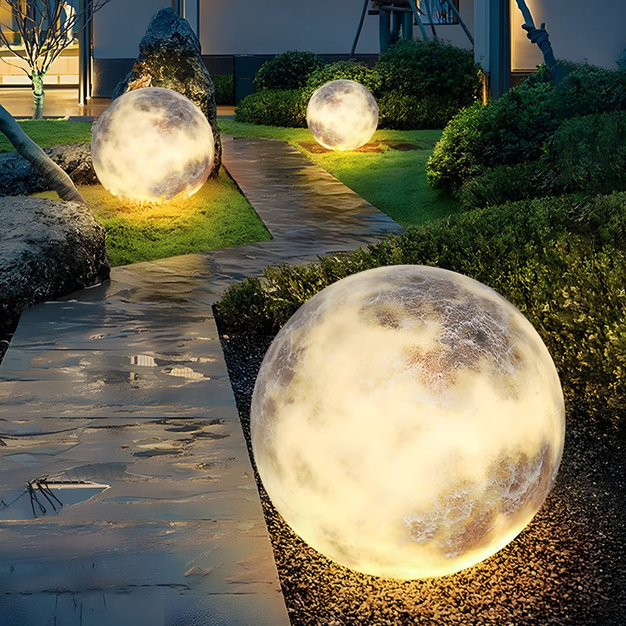 Lunar Glow Waterproof LED Landscape Light for Modern Gardens