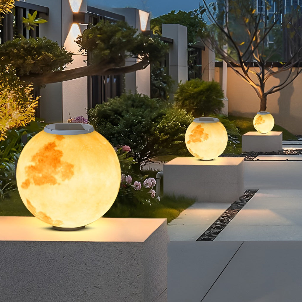 Lunar Glow Solar Post Cap Light for Modern Outdoor Spaces