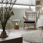 Bois Table Lamp – Handcrafted Wood & Blown Glass Designer Lamp