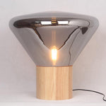 Bois Table Lamp – Handcrafted Wood & Blown Glass Designer Lamp