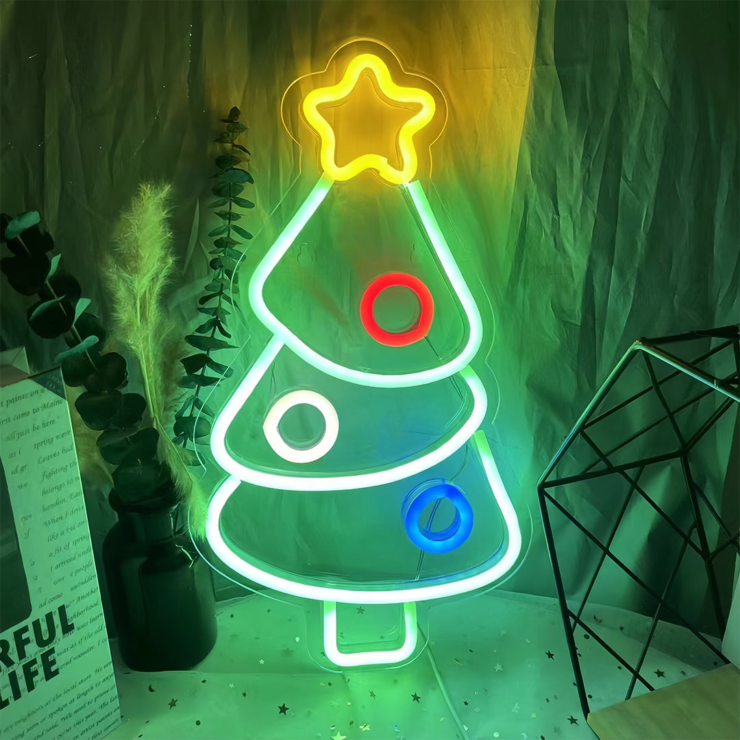 Designer Neon Accent Lamp with USB Power for Festive Interiors