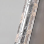 Lumière Crystal LED Wall Sconce — Modern Chrome Metal Art Light