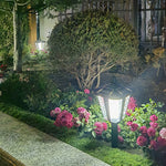 Solar-Powered LED Lawn Stakes for Outdoor Landscape Lighting