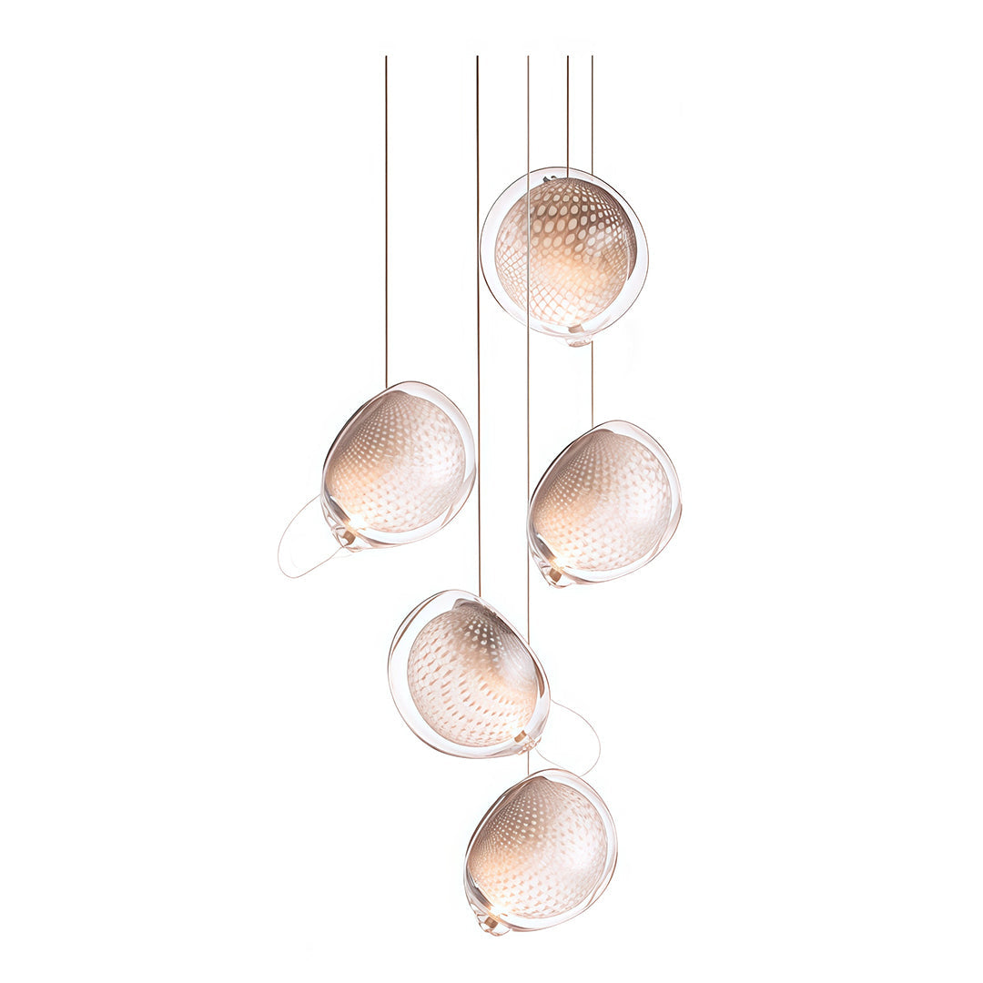 Lumina Jellyfish Pendant Light — Nordic Glass Ceiling Lamp for Modern Interiors