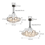 Starry Sky LED Chandelier — Modern Multi-Light Pendant for Living Spaces
