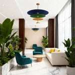 Acoustic Felt 3-Tier Chandelier with LED Lighting