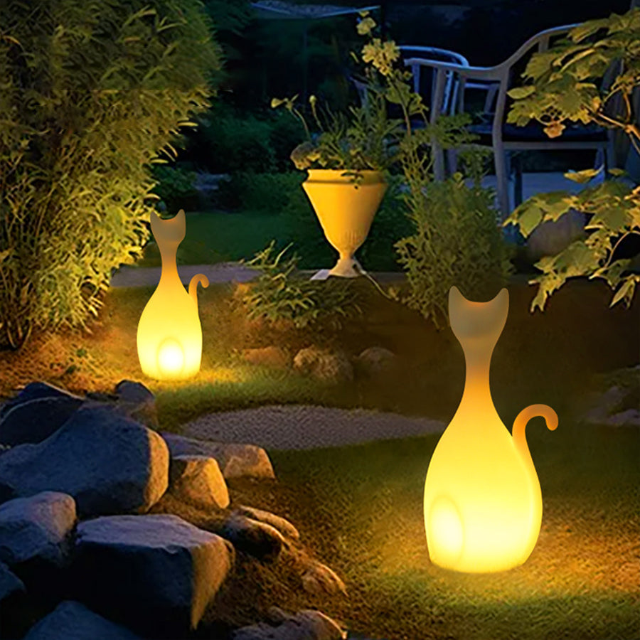 Sculptural Solar Animal Garden Light with Dimmable RGB LED