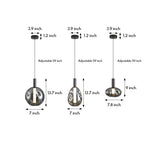 Modern Drum Pendant Light with Branch Design, Minimalist LED Ceiling Lamp
