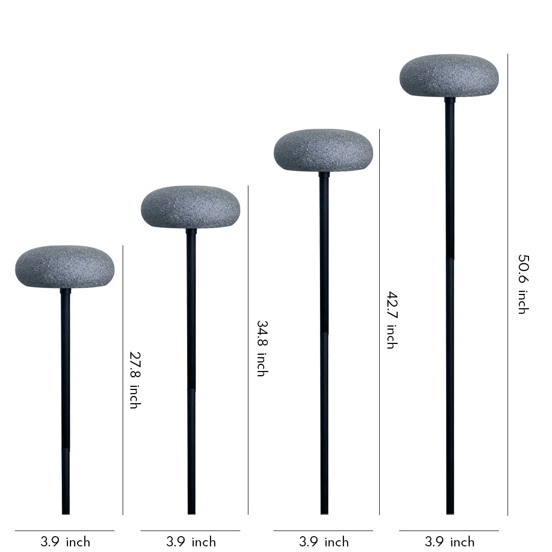 Mushroom Pathway Lights – Stainless Steel Outdoor LED Bollard in Warm White
