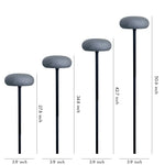 Mushroom Pathway Lights – Stainless Steel Outdoor LED Bollard in Warm White