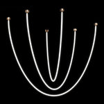 Linear LED Pendant Light – Minimalist Silicone Neon Ceiling Lamp