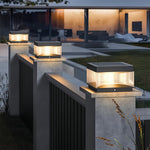 Modern Square Pillar Lights for Outdoor Spaces – IP65 Waterproof LED Post Lights in Black