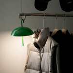 Aria Portable LED Table Lamp with Umbrella Shade, Rechargeable & Dimmable
