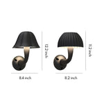 Mushroom Outdoor Wall Light – Modern Minimalist Waterproof Sconce