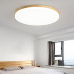 Aurelia Wood & Acrylic LED Flush Mount Ceiling Light