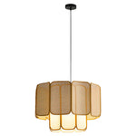 Handwoven Rattan Pendant Light with Wabi-Sabi Aesthetic