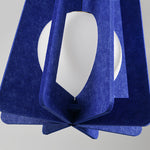 Geometric Felt Pendant Light with Acoustic Design for Modern Interiors