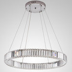 Luxury 1 Light Ring Shaped Wagon Wheel Chandelier In Gold Finish