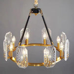 Wagon Wheel Chandeliers 8 Or 10 Lights Gold Finish