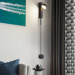 Nordic 180 Rotatable Adjustable Led Rotary Switch Wall Lamp For Bedside Aisle
