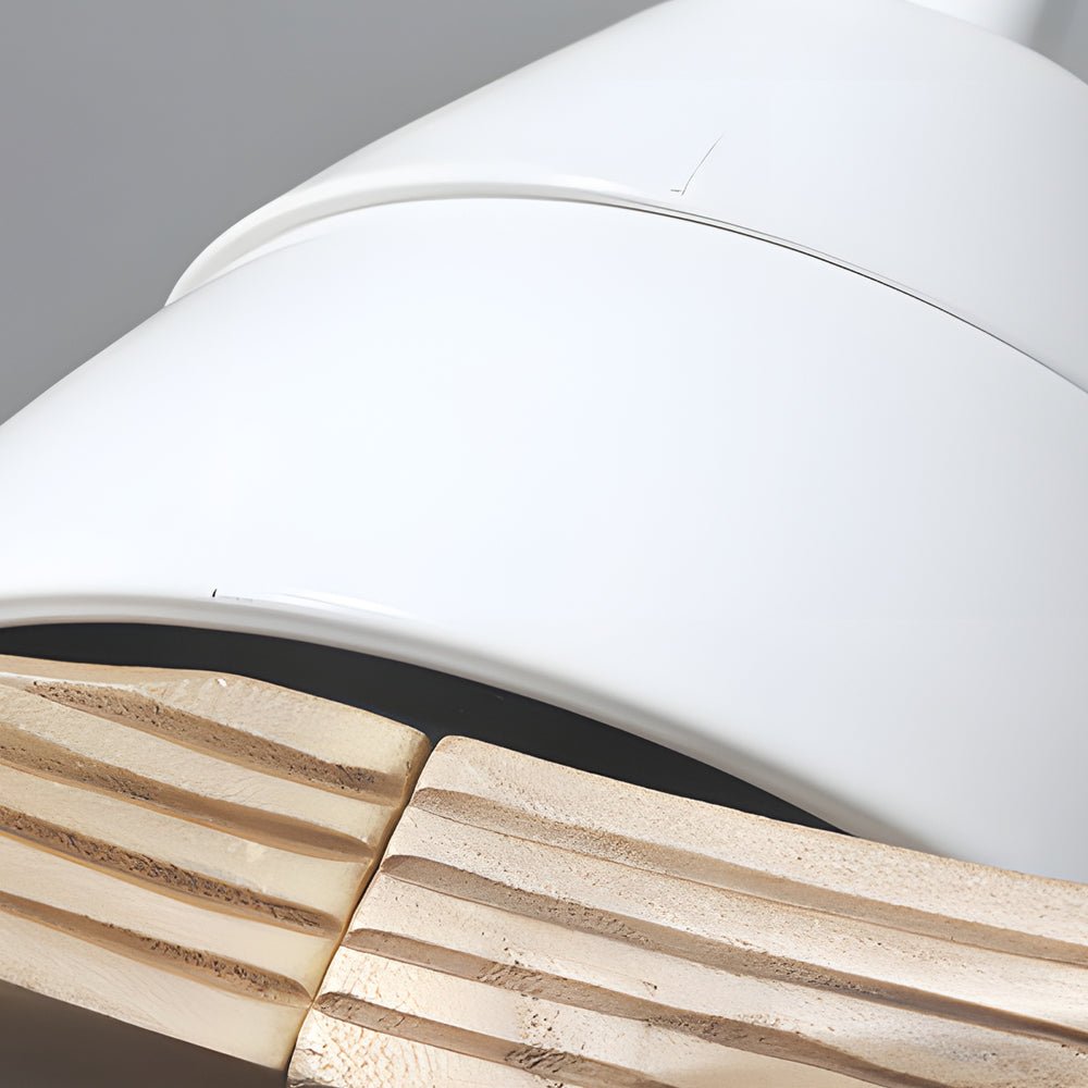Nordic 52-Inch Wooden Ceiling Fan with LED Light and Remote