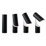 Cylinder LED Desk Lamp in Matte Black for Modern Home Office